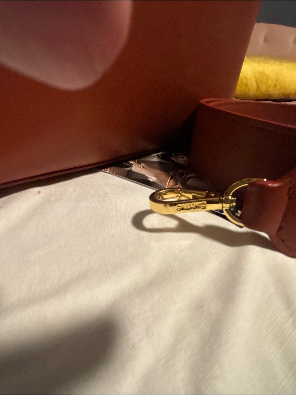 Elleme Small Boomerang Bag in Terracotta - Picture 14 of 16